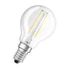 Osram Classic LED E14 Kugel Fadenlampe Klar 1.5W 136lm - 827 Extra Warmweiß | Ersatz Für 15W